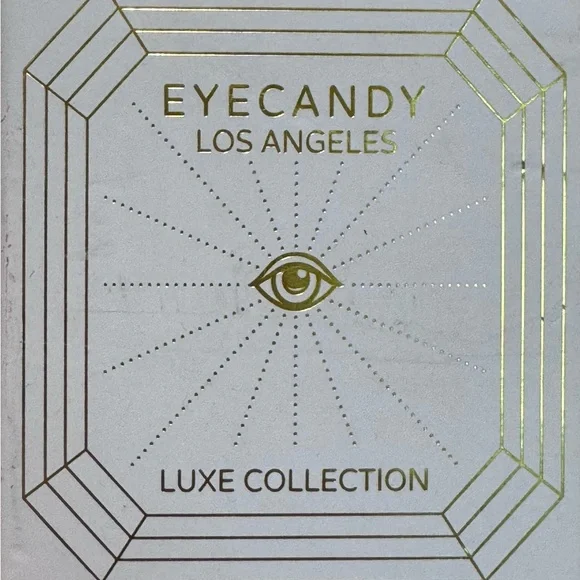 Eye Candy Gold and Lavender Floral Earrings - Picture 3 of 3